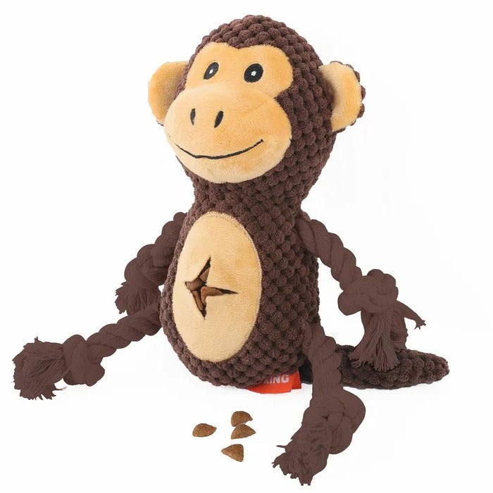 Giocattolo di peluche resistente a tema Stitch per tirare e riportare