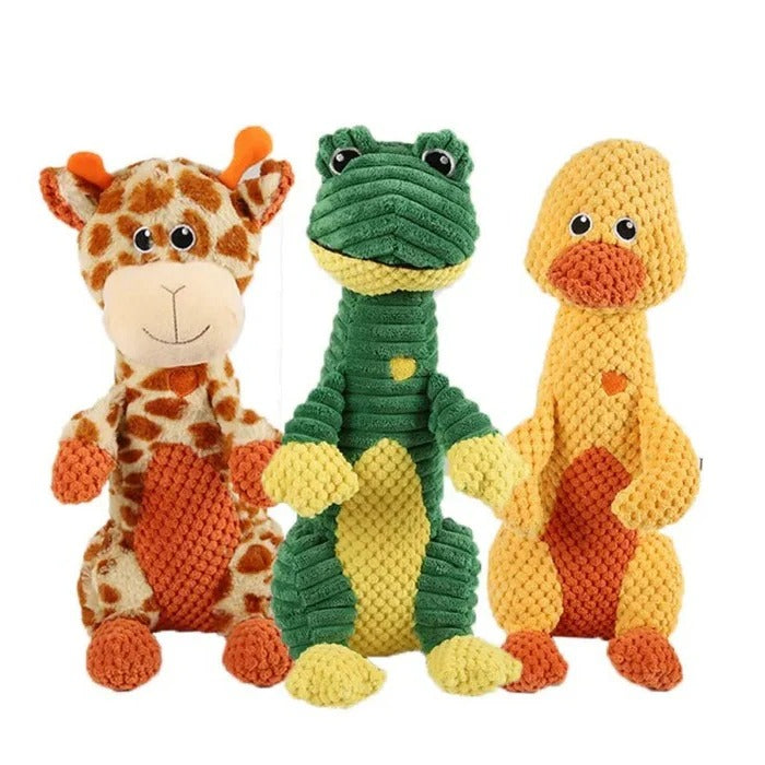 Giocattolo di peluche resistente a tema Stitch per tirare e riportare