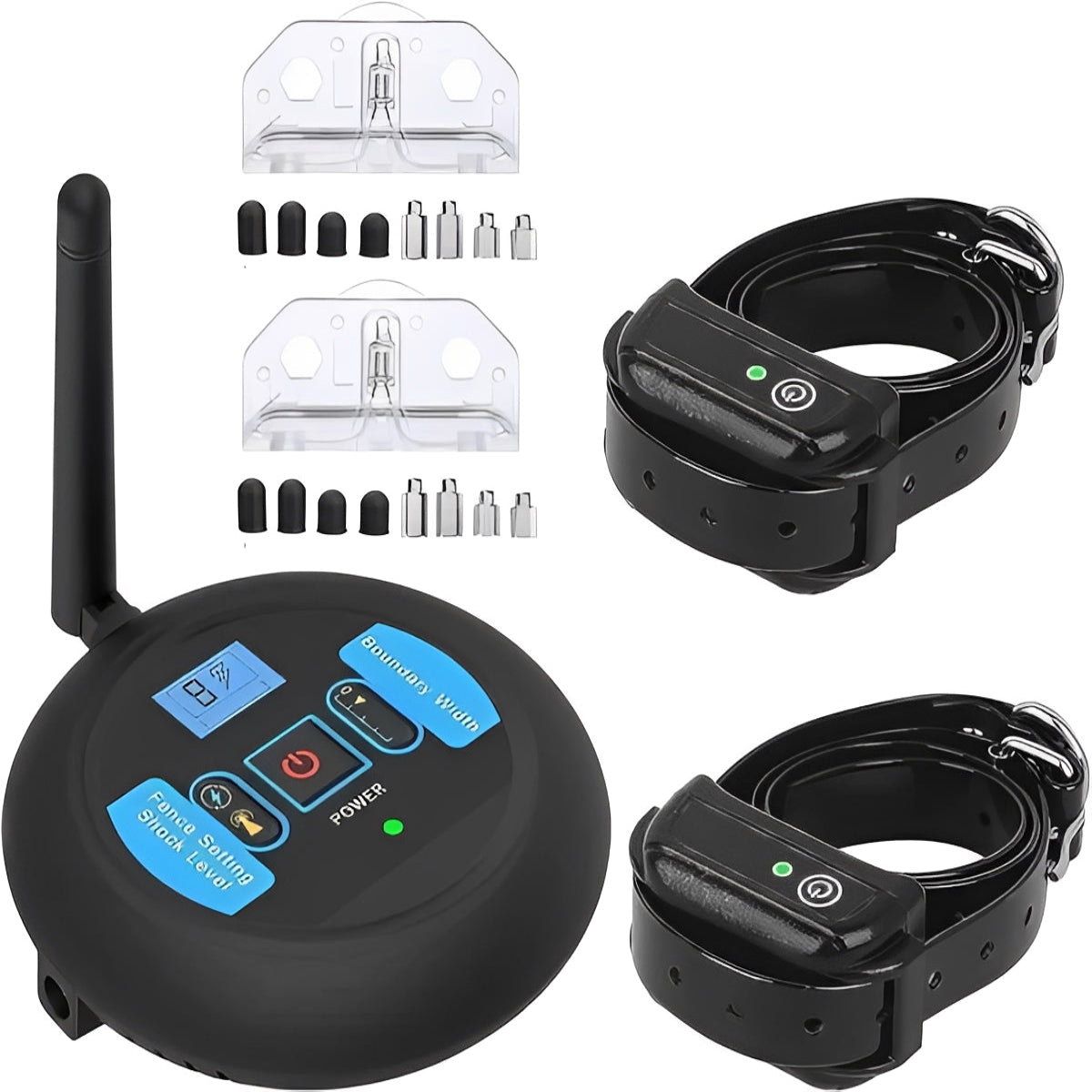 Sistema di recinzione wireless per cani con controllo remoto per l'addestramento