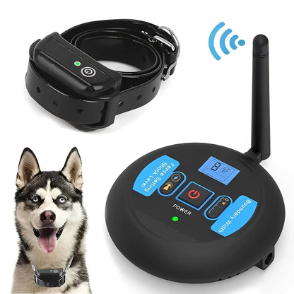 Sistema di recinzione wireless per cani con controllo remoto per l'addestramento