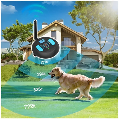 Sistema di recinzione wireless per cani con controllo remoto per l'addestramento