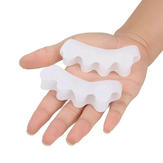 Set di separatori per dita in silicone per creare spazio tra le dita e offrire comfort, 1 paio