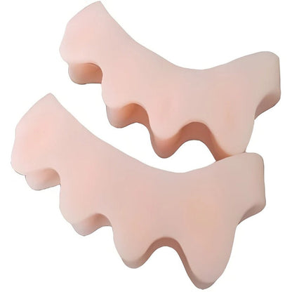 Set di separatori per dita in silicone per creare spazio tra le dita e offrire comfort, 1 paio