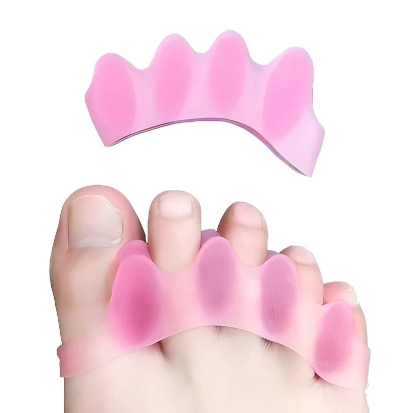 Set di separatori per dita in silicone per creare spazio tra le dita e offrire comfort, 1 paio
