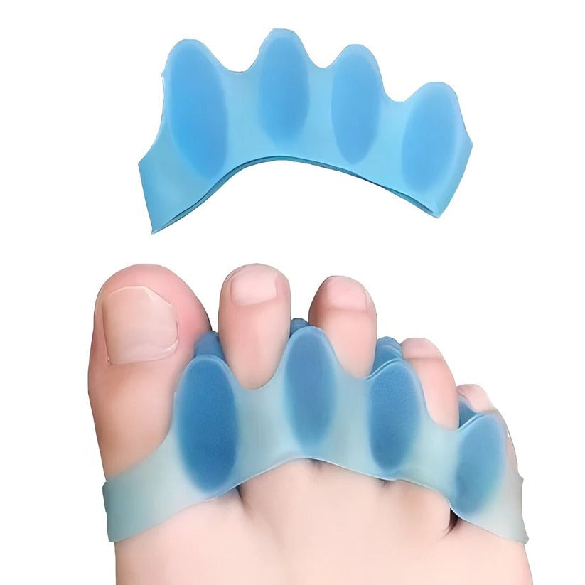 Set di separatori per dita in silicone per creare spazio tra le dita e offrire comfort, 1 paio