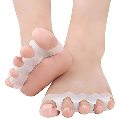 Set di separatori per dita in silicone per creare spazio tra le dita e offrire comfort, 1 paio