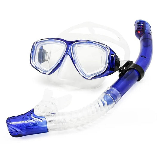 Maschera da sub con lente in vetro temperato, guarnizione in silicone e lente antinebbia