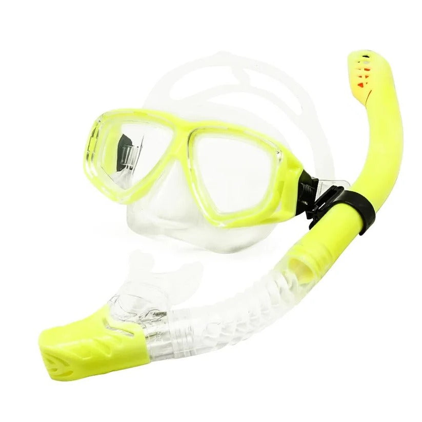Maschera da sub con lente in vetro temperato, guarnizione in silicone e lente antinebbia