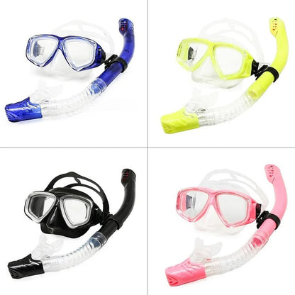 Maschera da sub con lente in vetro temperato, guarnizione in silicone e lente antinebbia
