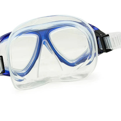 Maschera da sub con lente in vetro temperato, guarnizione in silicone e lente antinebbia