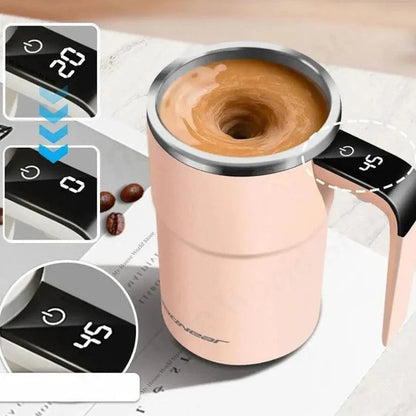 Tazza ricaricabile auto-mescolante, tazza di miscelazione automatica con display LED