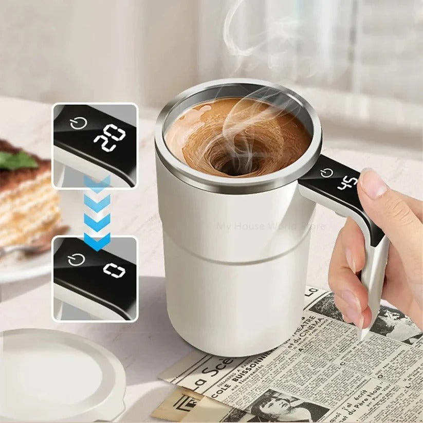 Tazza ricaricabile auto-mescolante, tazza di miscelazione automatica con display LED