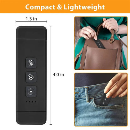 Mini lampada LED ricaricabile USB per la lettura, con timer e clip integrata