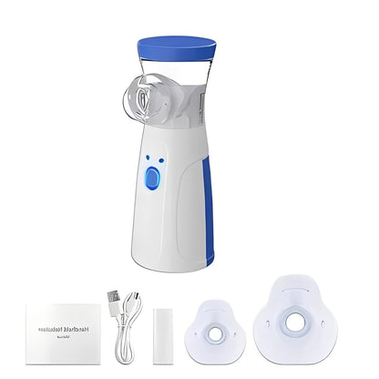 Nebulizzatore con maschere per adulti e bambini