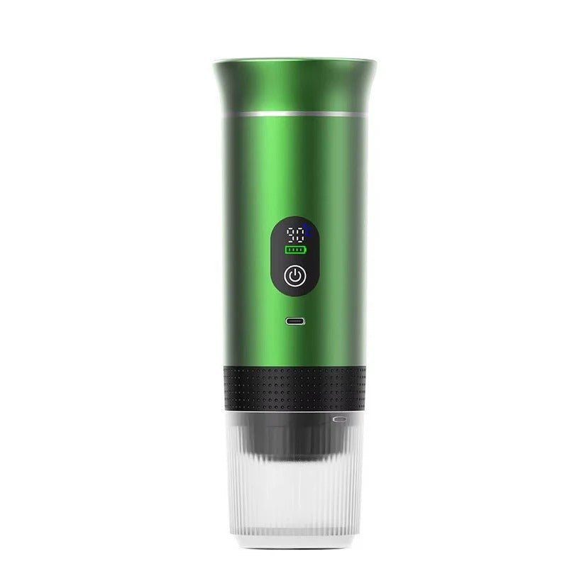 Macchina per espresso portatile da 20 bar con supporto per capsule e caffè macinato