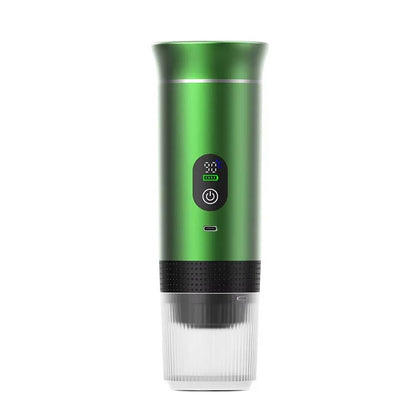 Macchina per espresso portatile da 20 bar con supporto per capsule e caffè macinato