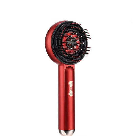 Spazzola massaggiante per cuoio capelluto con luce rossa per la salute dei capelli