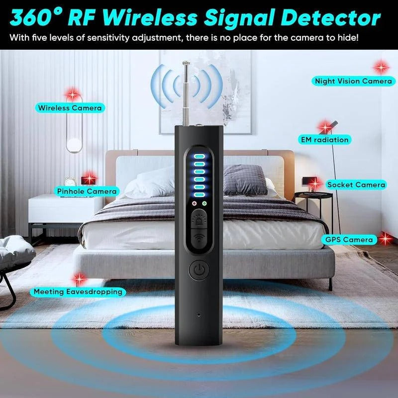 Scanner di segnali RF multifunzione per rilevare dispositivi spia e localizzatori GPS