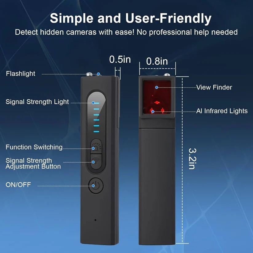 Scanner di segnali RF multifunzione per rilevare dispositivi spia e localizzatori GPS