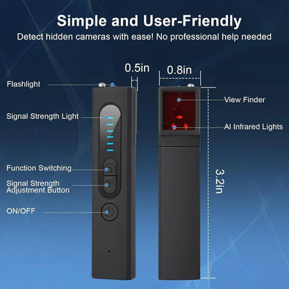 Scanner di segnali RF multifunzione per rilevare dispositivi spia e localizzatori GPS