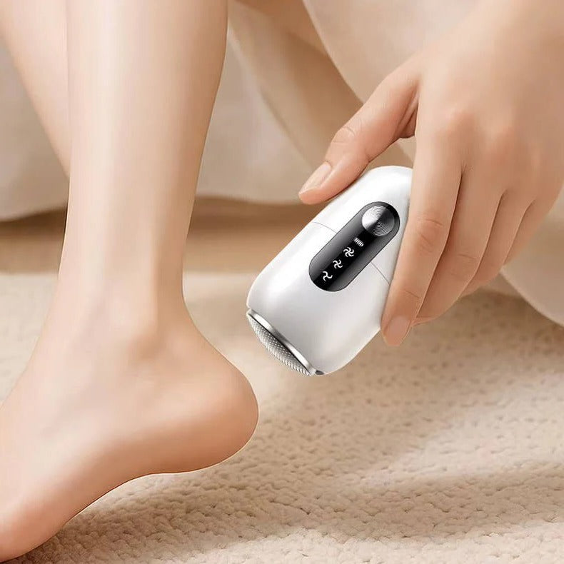 Raspa elettrica per piedi ricaricabile con velocità regolabile per la rimozione della callosità
