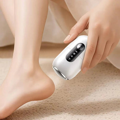 Raspa elettrica per piedi ricaricabile con velocità regolabile per la rimozione della callosità