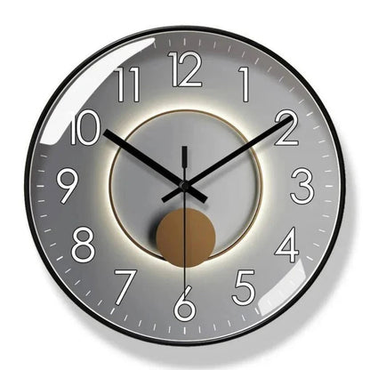 Orologio da parete al quarzo silenzioso con design minimalista per l'arredamento moderno