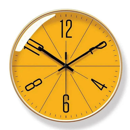 Orologio da parete al quarzo silenzioso con design minimalista per l'arredamento moderno