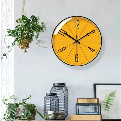 Orologio da parete al quarzo silenzioso con design minimalista per l'arredamento moderno