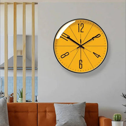 Orologio da parete al quarzo silenzioso con design minimalista per l'arredamento moderno