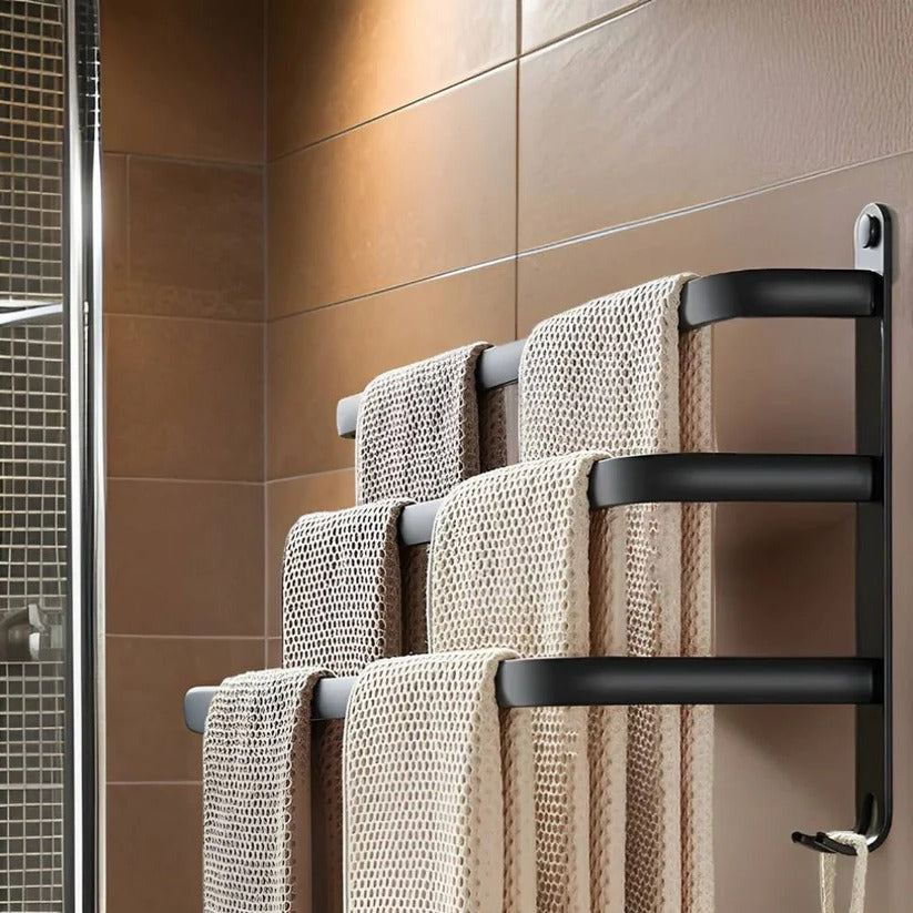 Portasciugamani da parete in alluminio stratificato per il bagno
