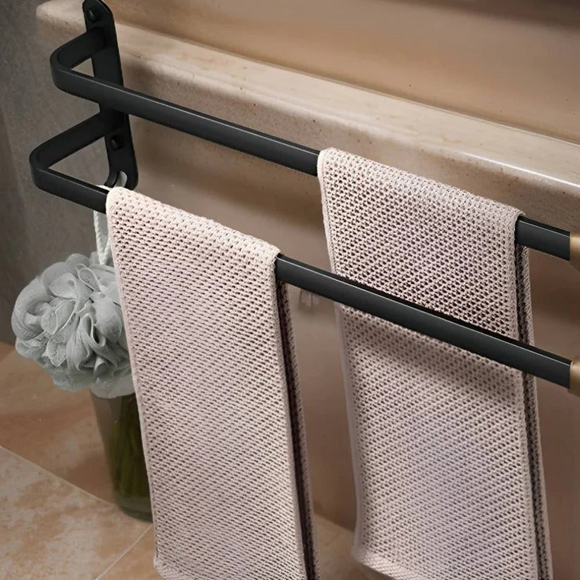 Portasciugamani da parete in alluminio stratificato per il bagno