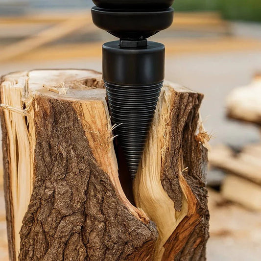 Punta trapano conica in titanio per legno per trapani elettrici e a batteria