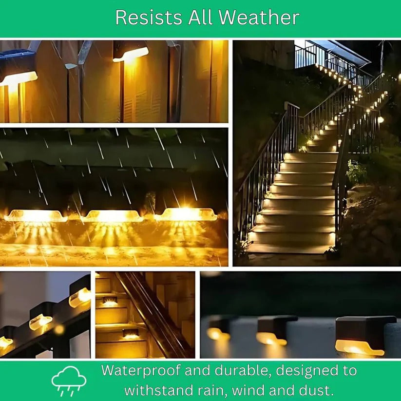 Luci LED solari impermeabili per esterni con sensore crepuscolo-alba automatico