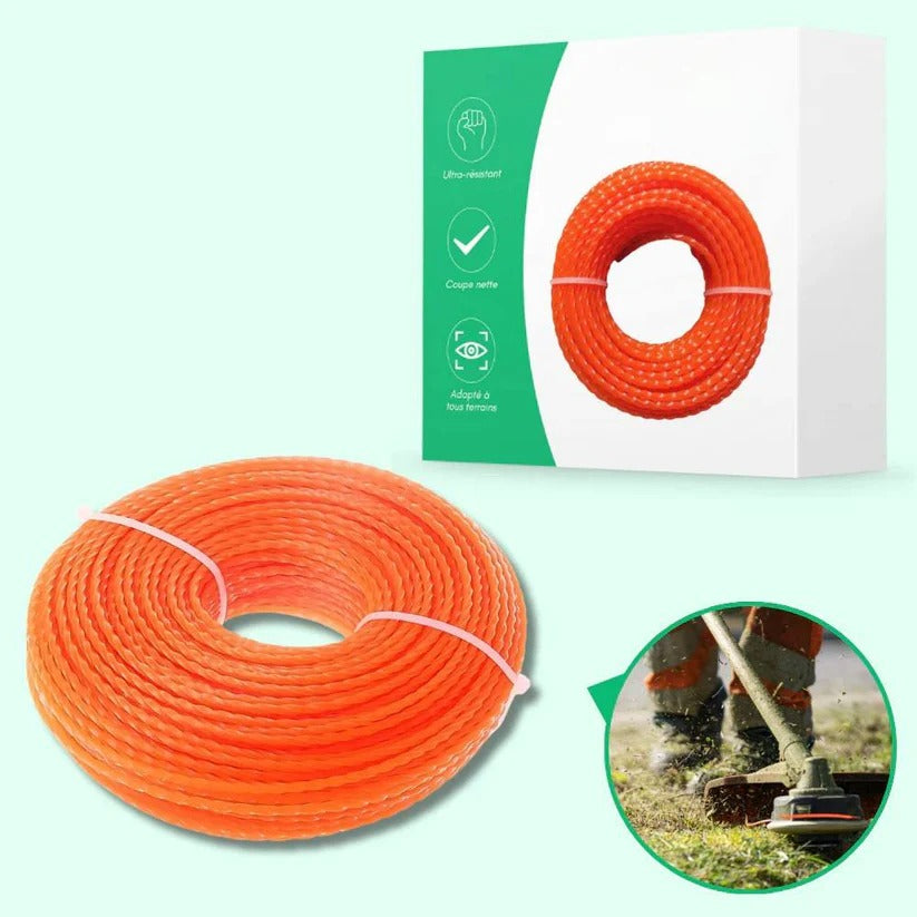 Filo da taglio in nylon intrecciato per giardino e prato
