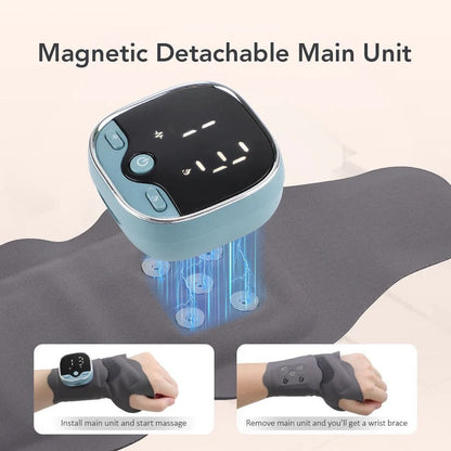 Dispositivo di massaggio elettrico riscaldato per la mano, con 5 modalità e intensità regolabile