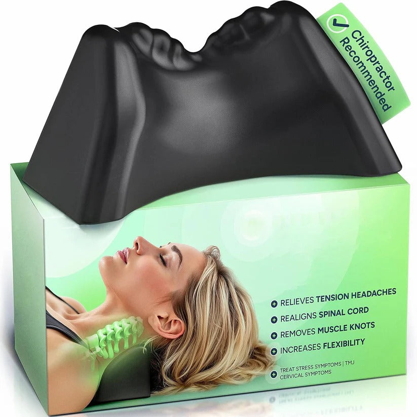 Cuscino cervicale sagomato in memory foam con fodera rimovibile e lavabile