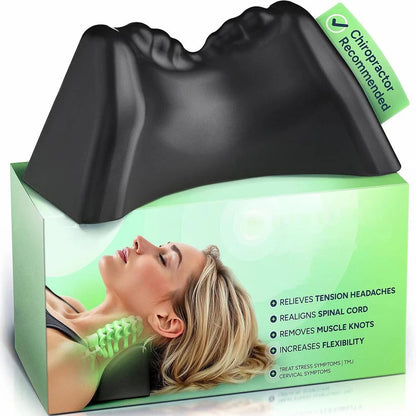 Cuscino cervicale sagomato in memory foam con fodera rimovibile e lavabile