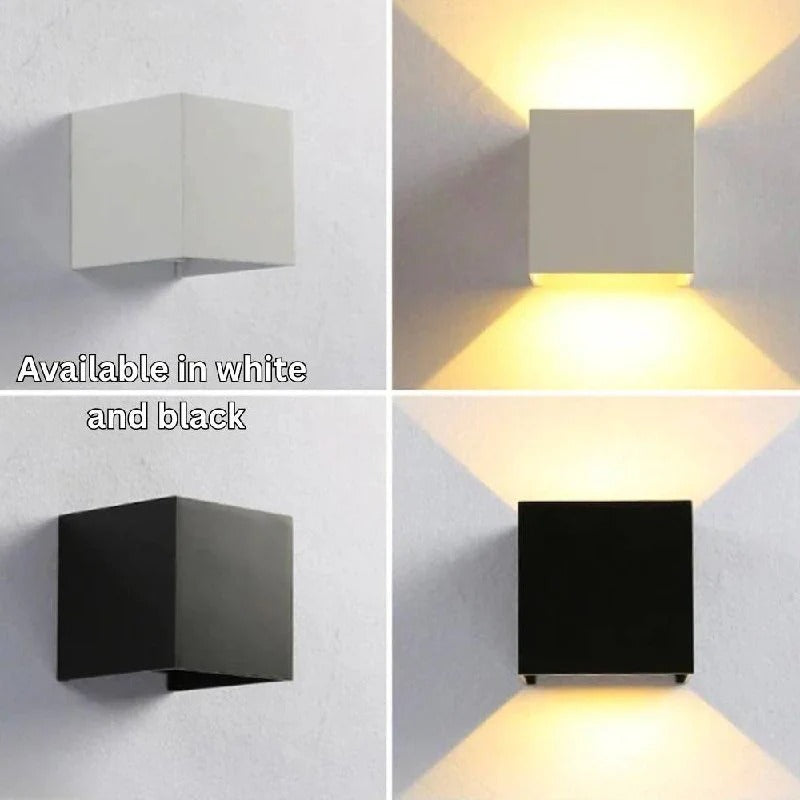 Applique da parete wireless ricaricabile con illuminazione ambientale di lusso
