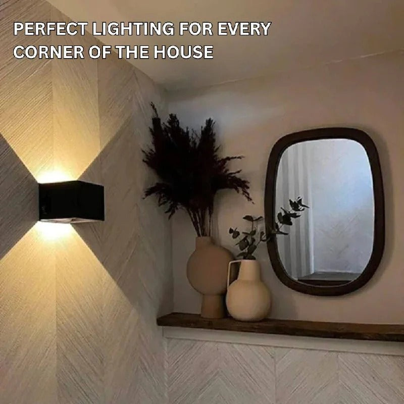 Applique da parete wireless ricaricabile con illuminazione ambientale di lusso