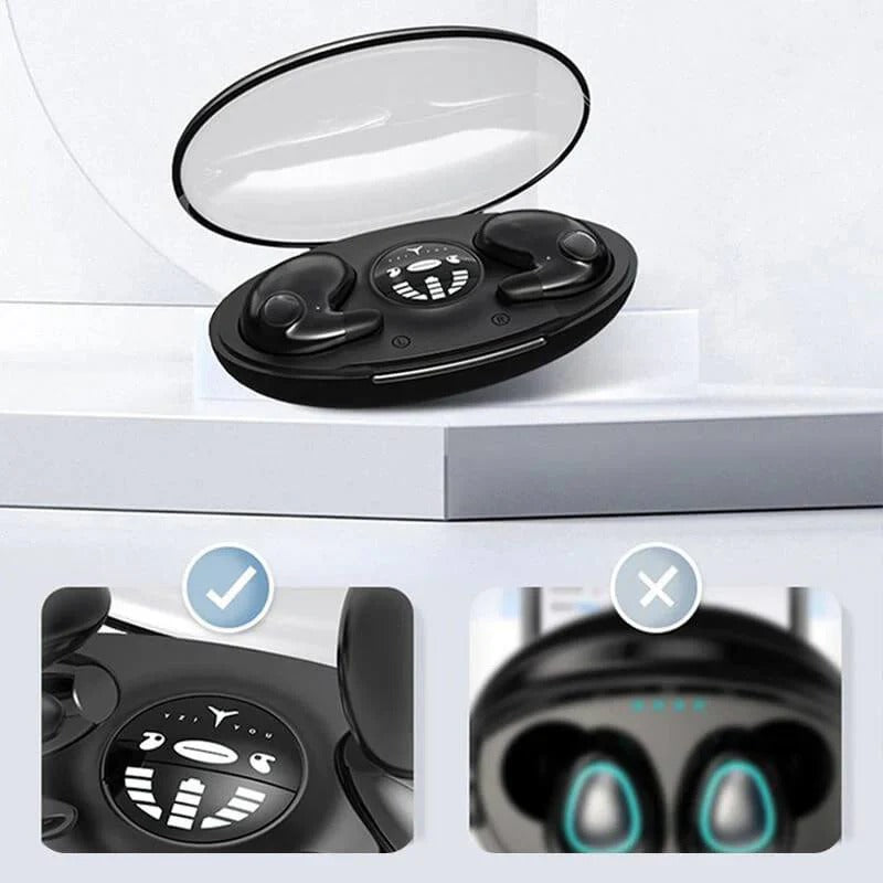 Auricolari wireless dal profilo piatto con cancellazione attiva del rumore