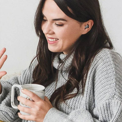 Auricolari wireless dal profilo piatto con cancellazione attiva del rumore