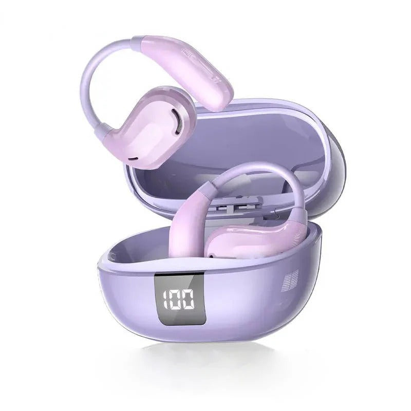 Auricolari con traduzione Bluetooth, supporto multilingue dell'app e custodia di ricarica