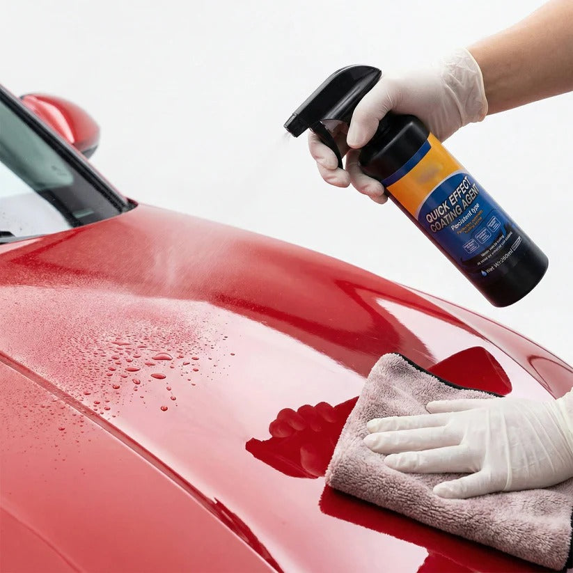 Spray rivestimento ceramico per auto 3 in 1 con effetto rapido da 500 ml e finitura idrofoba.