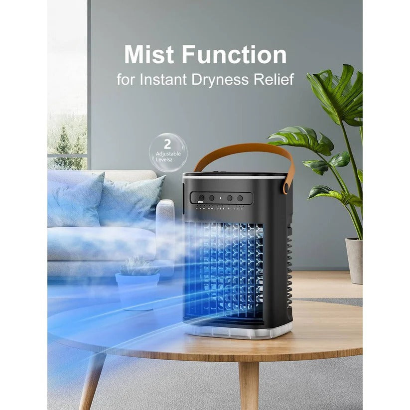 Ventilatore raffreddante portatile con serbatoio d'acqua da 1,2 L e telecomando