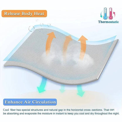 Coperta leggera rinfrescante con tessuto di seta ghiaccio per l'estate