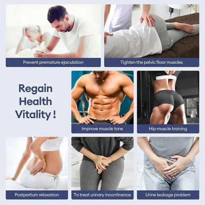 Dispositivo ricaricabile per l'allenamento del pavimento pelvico femminile con 4 livelli di allenamento