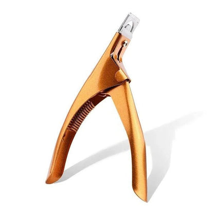 Tagliaunghie in acciaio inossidabile per unghie acriliche con impugnatura ergonomica