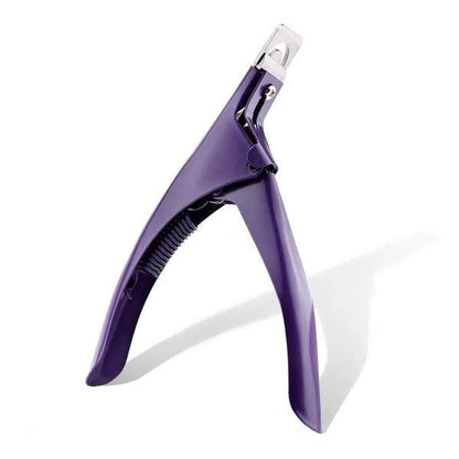 Tagliaunghie in acciaio inossidabile per unghie acriliche con impugnatura ergonomica