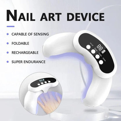 Dispositivo luminoso portatile per la cura delle unghie delle mani e dei piedi